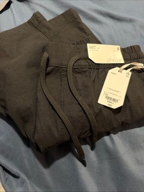 STYLUS Men's Black Drawstring shorts Moisture Wicking